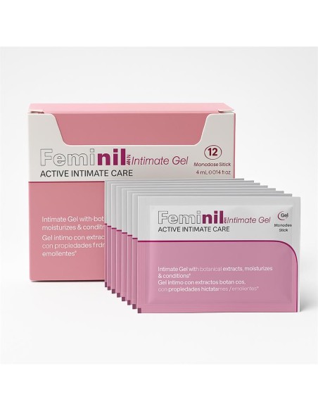 Lubricante Efecto Calor Feminil Lube 12 Monodosis 4 ml