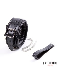 Collar Acolchado Grande con Correa