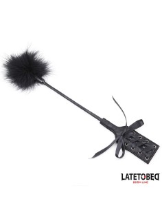 Plumero con Fusta Encaje y Lazo Negro