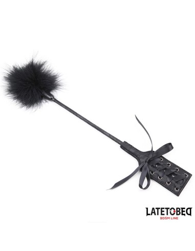 Plumero con Fusta Encaje y Lazo Negro