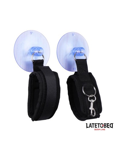 Esposas Munecas Velcro con Ventosa Ajustable