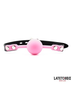 Mordaza Bola Silicona Rosa