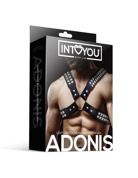 Adonis Arnes Masculino para el Pecho Cuero Vegano