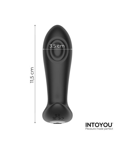 Milton Plug Anal con Doble Tapping y Control Remoto