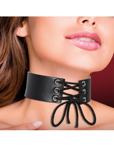 Collar con Lazo Cuero Vegano Talla Unica