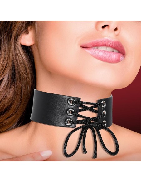 Collar con Lazo Cuero Vegano Talla Unica