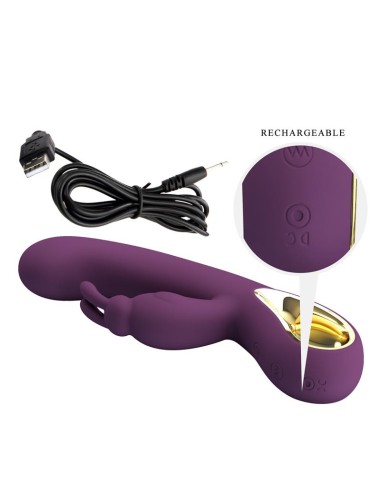 Liam Vibrador Punto G Silicona con APP Morado