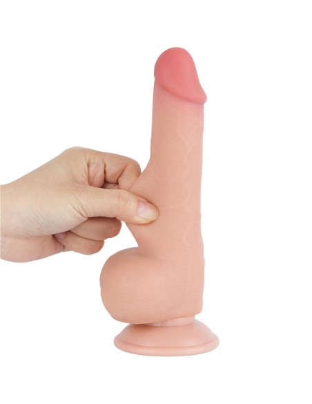 Dildo Dual Layer Piel Deslizante Retractil 75