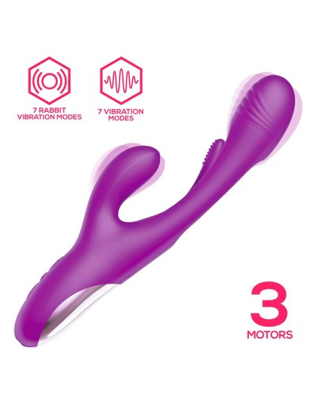 Priya Vibrador con Lengua con Movimiento Flipping