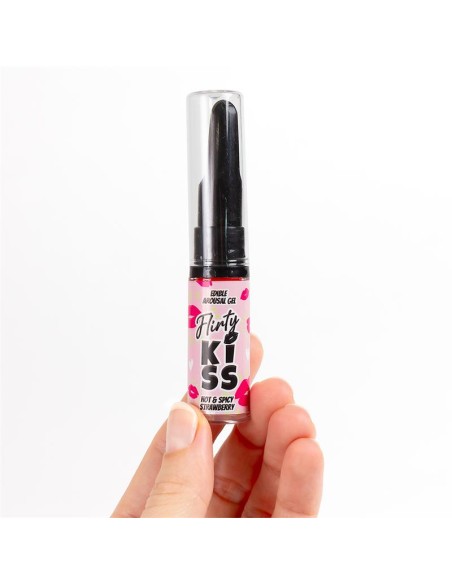 Flirty Kiss Geles para Sexo Oral Fresa y Menta 2x8gr