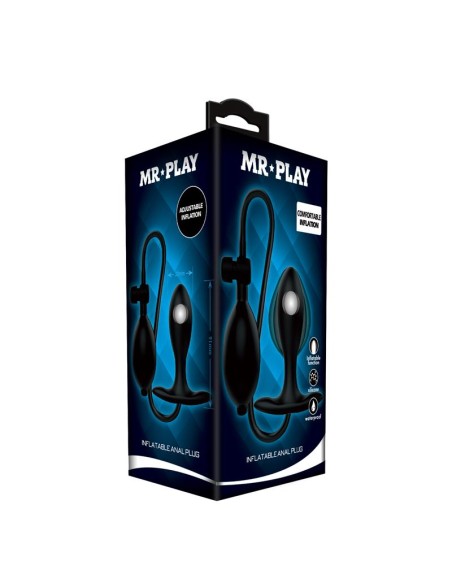 Plug Anal con Inflado y Bola Interna
