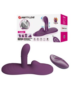 Luka Asiento con Vibrador con Finger Efecto Calor y Bolas Rotadoras
