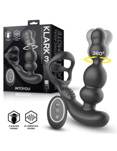 Klark Plug Anal Oscilante con Vibracion y Control Remoto