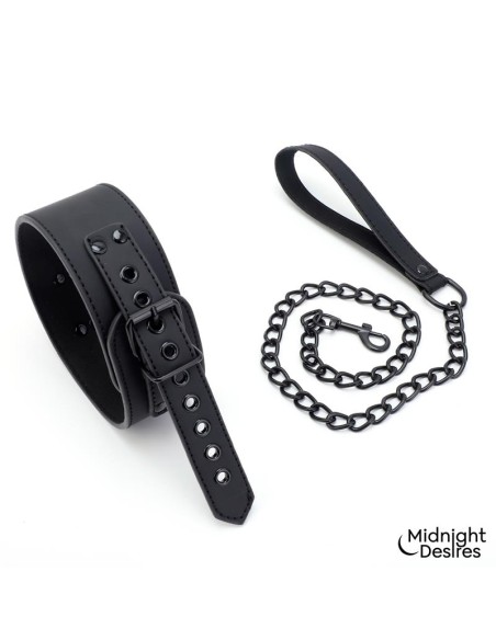 Set de Restricciones con Esposas y Collar con Correa