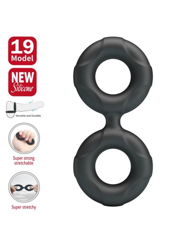 Radwan Anillo para el Pene Doble Silicona Mod 19