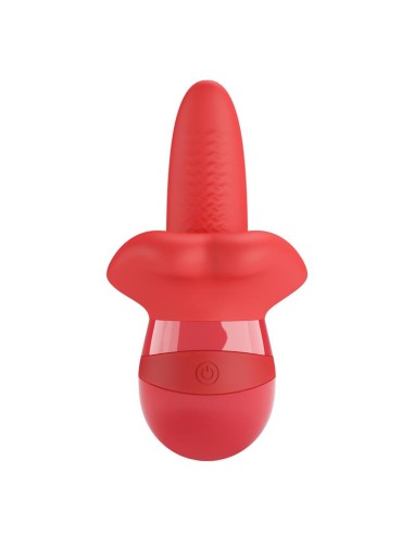 Obelia Estimulador con Vibracion y Movimiento Lengua