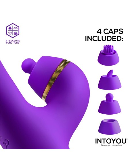 Siter 20 Vibrador con Lengua Flapping Golpeteo y Cabezales Intercambiables