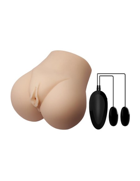 Masturbador Doble Vagina y Ano con Vibracion