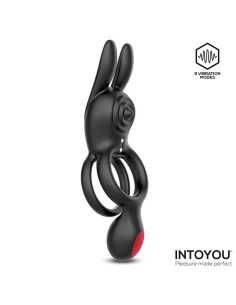 Konny Anillo Vibrador Doble con Conejito y Control Remoto 2