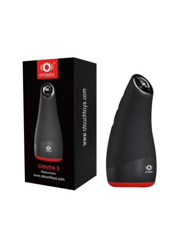 Chiven 3 Masturbador Masculino Efecto Calor Silicona Liquida Negro