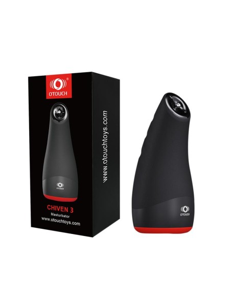 Chiven 3 Masturbador Masculino Efecto Calor Silicona Liquida Negro