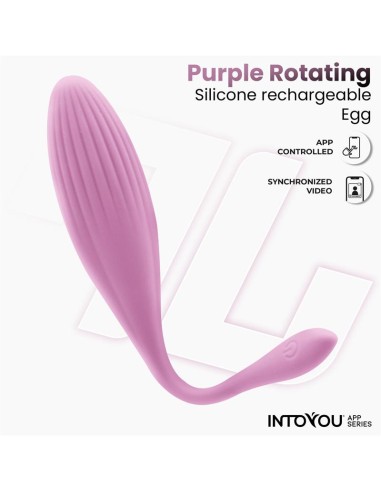 Huevo Vibrador con Bolas Internas con Rotacion y APP USB