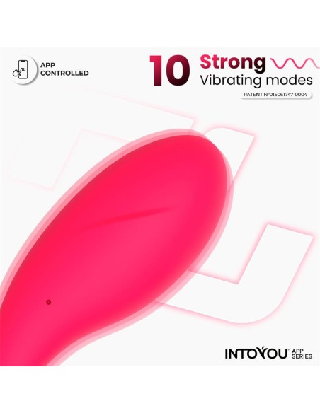 Bulby Huevo Vibrador con APP Rosa Intenso
