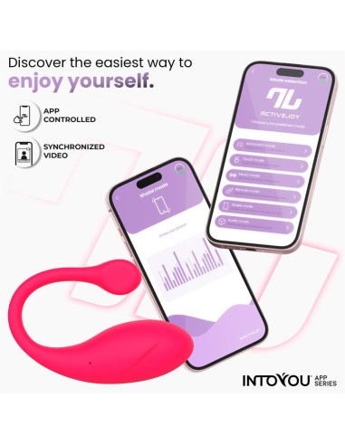 Bulby Huevo Vibrador con APP Rosa Intenso