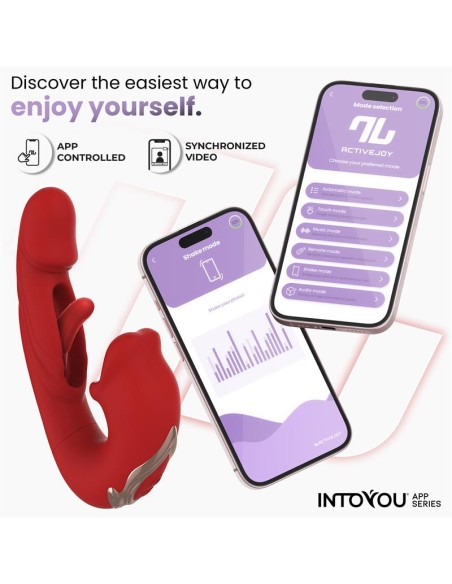 Mouty Vibrador Funcion Mordisqueo y Flipping con App