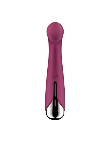 Spinning G Spot 1 Vibrador y Rotador Rojo