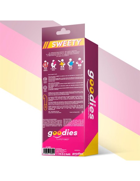 Sweety Vibrador Punto G USB Silicona Fuchsia