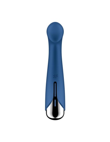 Spinning G Spot 1 Vibrador y Rotador Azul