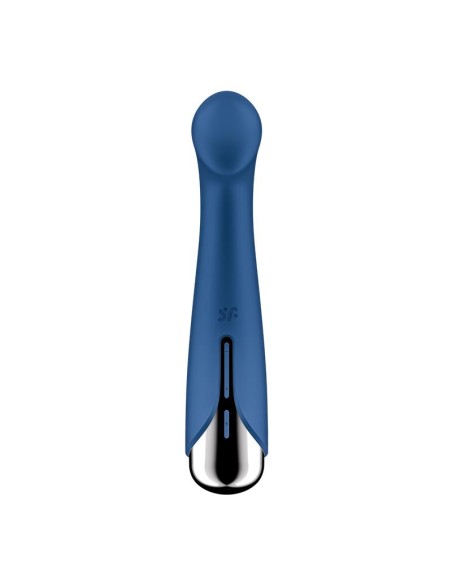 Spinning G Spot 1 Vibrador y Rotador Azul