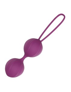 Garbo Bola Doble Kegel Silicona Purpura 2
