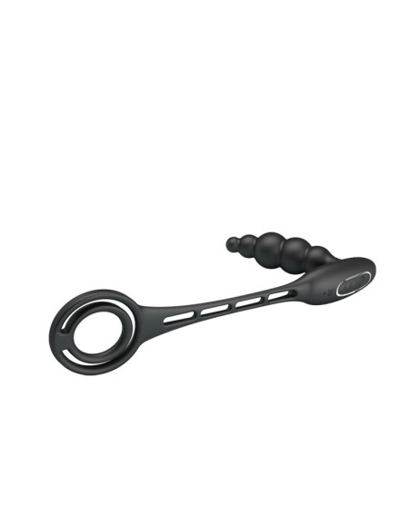 Plug Anal con Anillo para el Pene con Vibracion