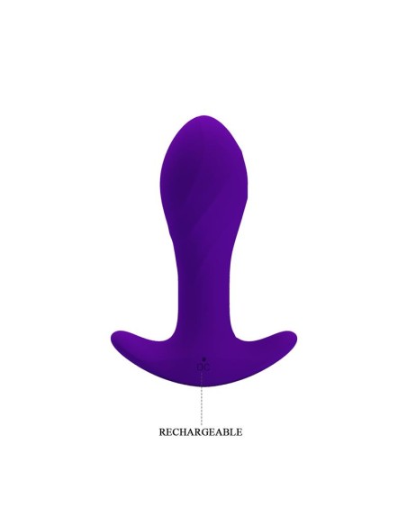 Estimulador Anal con Vibracion Purpura