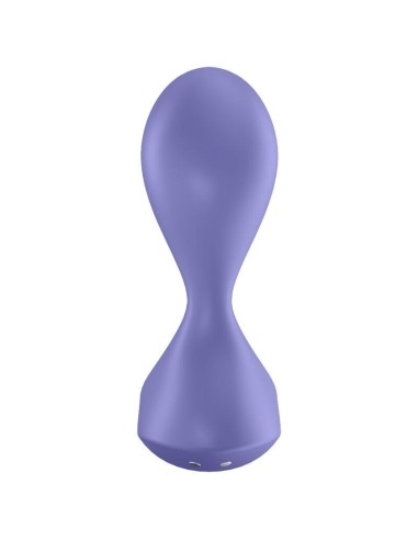 Sweet Seal Plug Anal con Vibracion y APP Negro