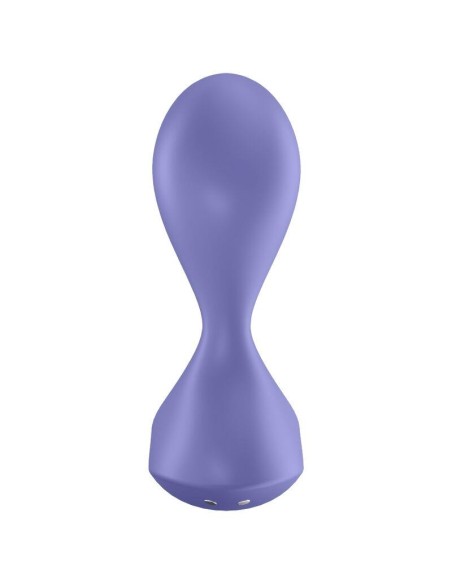 Sweet Seal Plug Anal con Vibracion y APP Negro