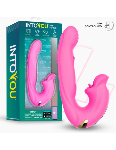 Bimby Vibrador con Mordisqueo y Lengua Doble Tapping con APP