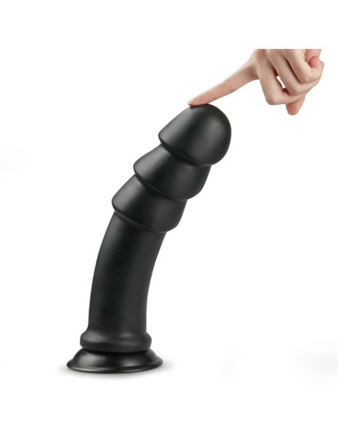 Dildo King Sized Anal Ripples 1125 Negro