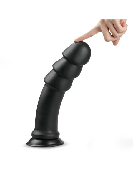 Dildo King Sized Anal Ripples 1125 Negro