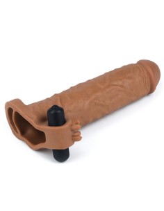 Funda para el Pene Pleasure X Tender Marron Add 2 2