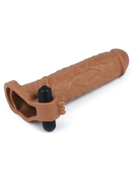 Funda para el Pene Pleasure X Tender Marron Add 2