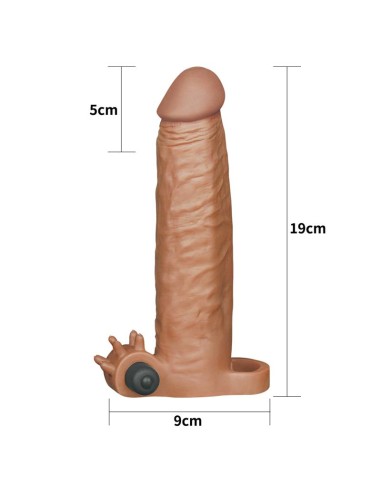 Funda para el Pene Pleasure X Tender Marron Add 2