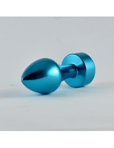 Plug Anal Azul Rosebud con Joya 2