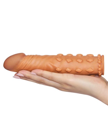 Funda para el Pene Add 2 Pleasure X Tender Marron