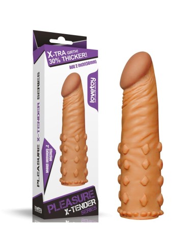 Funda para el Pene Add 2 Pleasure X Tender Marron