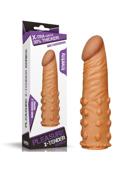 Funda para el Pene Add 2 Pleasure X Tender Marron
