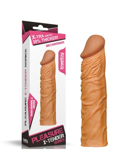 Funda para el Pene Add 2 Pleasure X Tender Marron