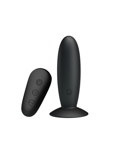 Plug Anal con Vibracion y Control Remoto USB